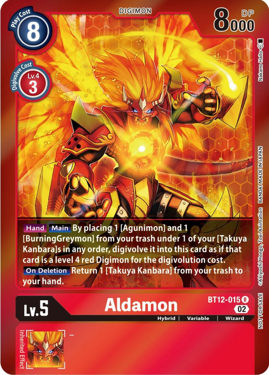 Image for Aldamon (Tamer Party -Special-) (BT12-015 R) (BT12) - Digimon Card Game