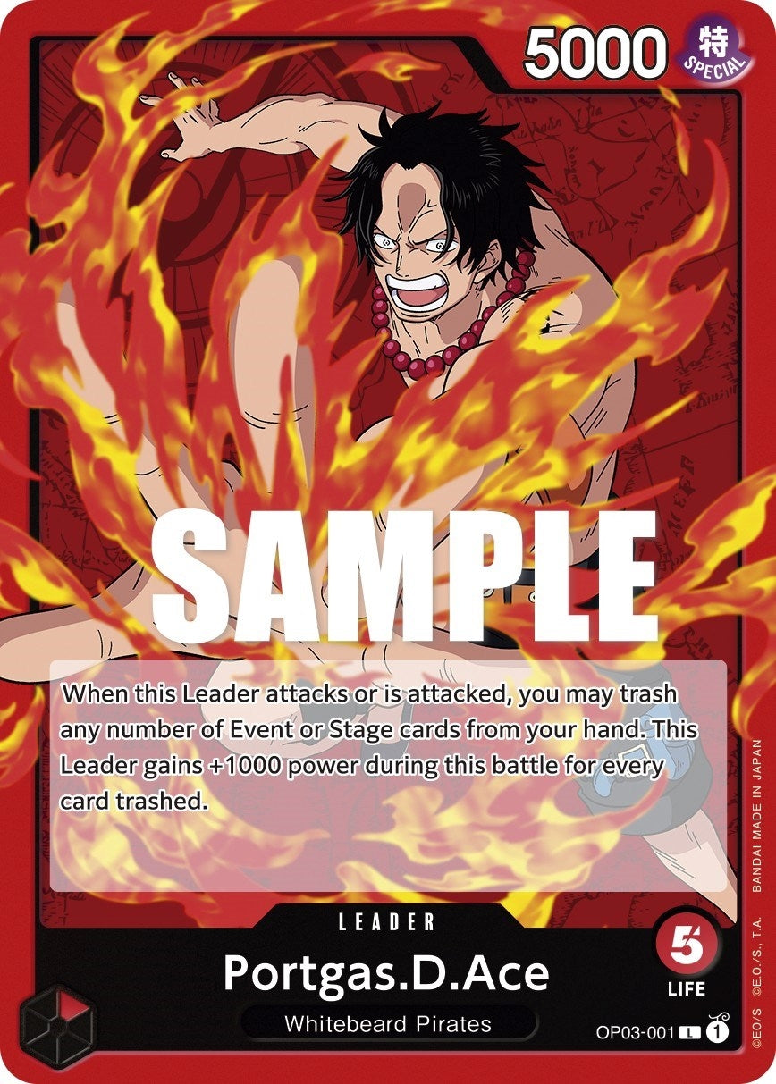 Image for Portgas.D.Ace (OP03-001) (OP03) - One Piece Card Game