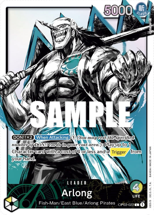 Image for Arlong (Alternate Art) (OP03-022) (OP03) - One Piece Card Game