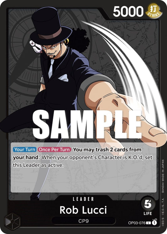 Image for Rob Lucci (076) (OP03-076) (OP03) - One Piece Card Game