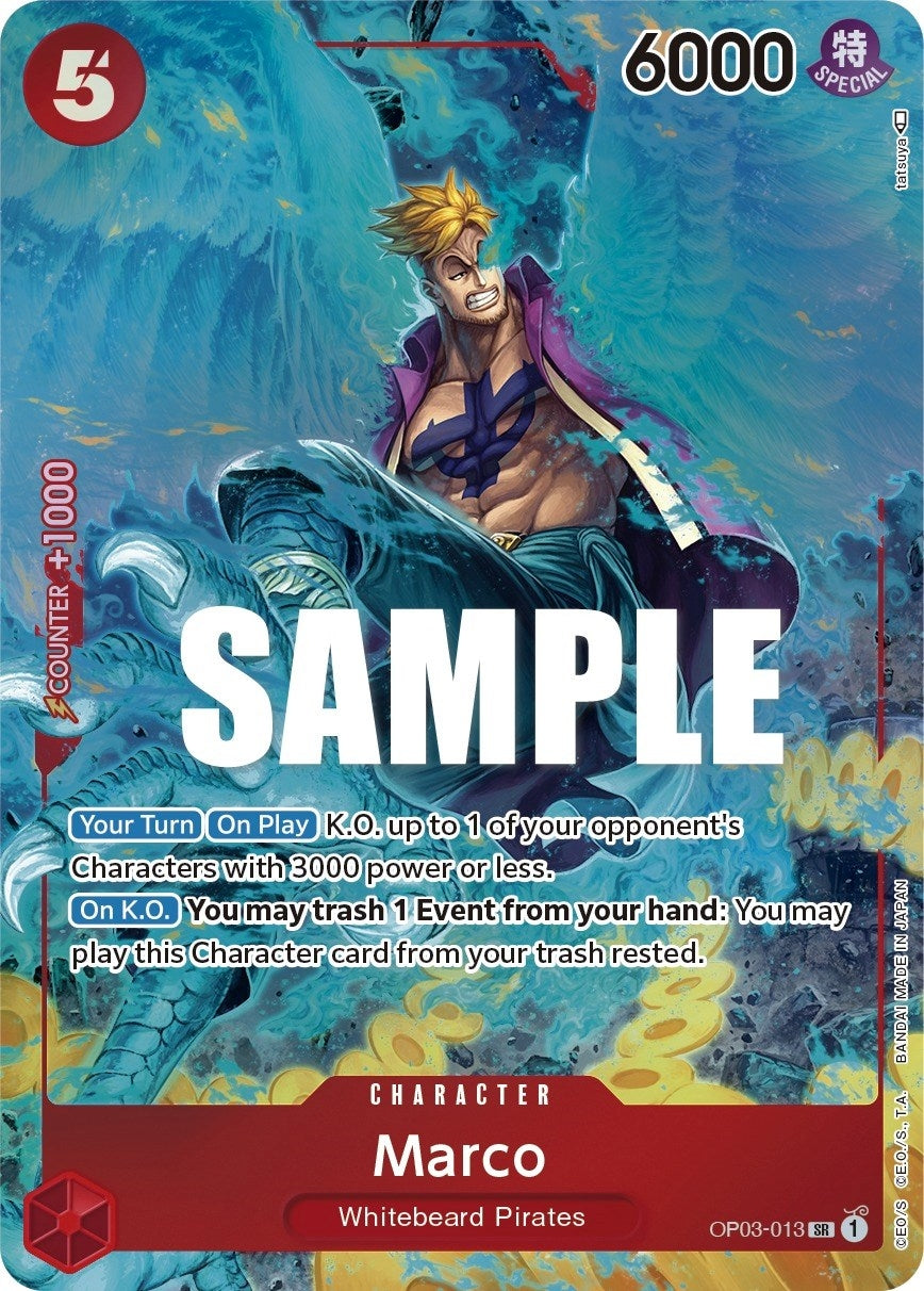 Image for Marco (Alternate Art) (OP03-013) (OP03) - One Piece Card Game