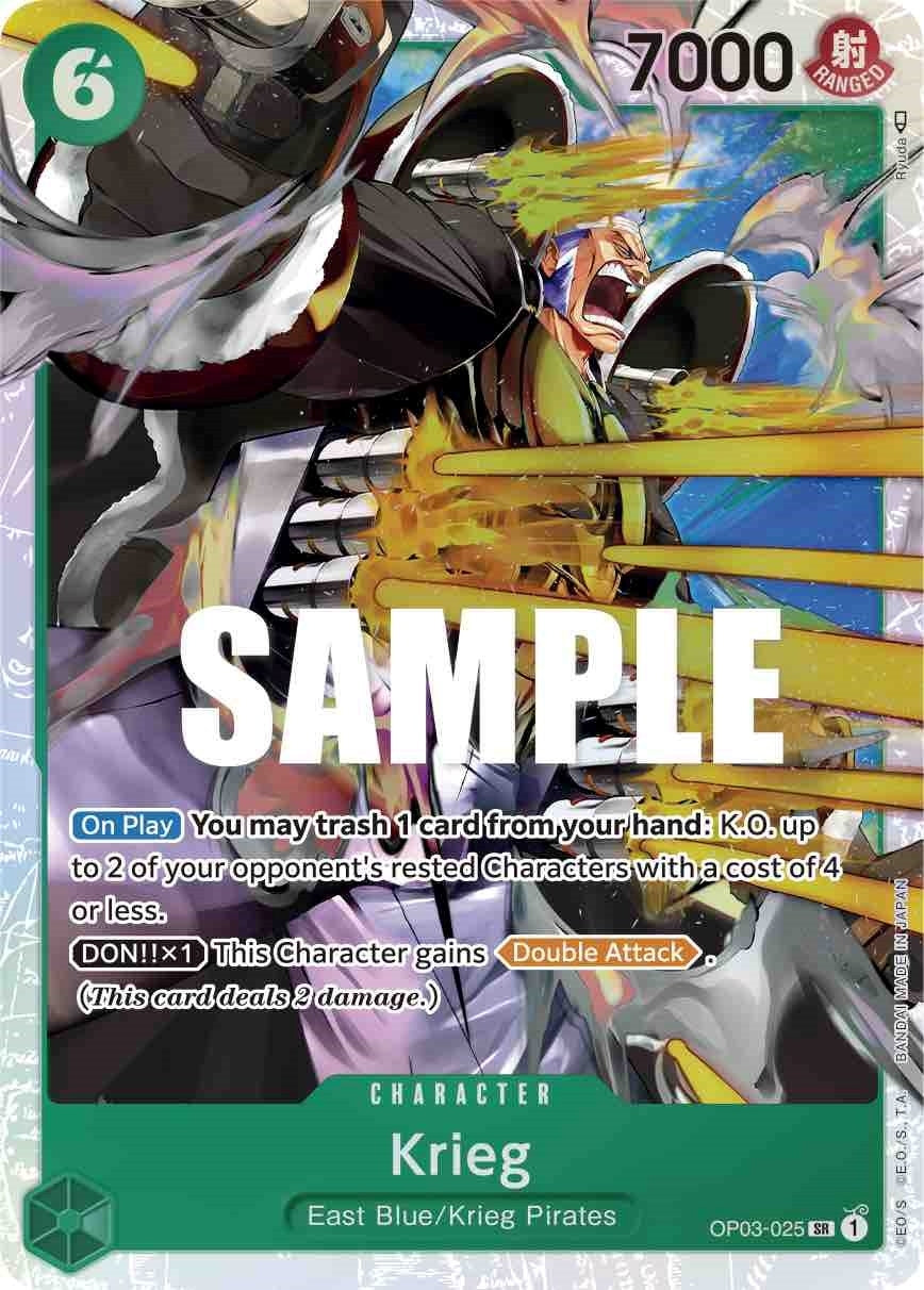 Image for Krieg (OP03-025) (OP03) - One Piece Card Game