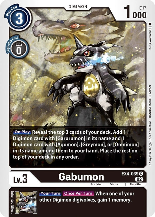 Image for Gabumon (EX4-039 C) (EX04) - Digimon Card Game