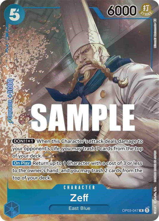 Image for Zeff (Alternate Art) (OP03-047) (OP03) - One Piece Card Game