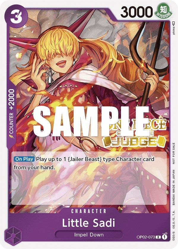 Image for Little Sadi (Judge) (OP02-073) (OP-PR) - One Piece Card Game