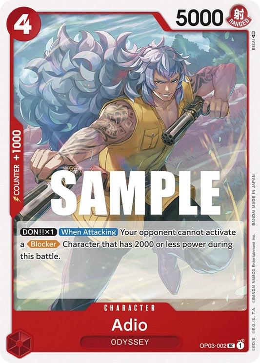 Image for Adio (OP03-002) (OP03) - One Piece Card Game
