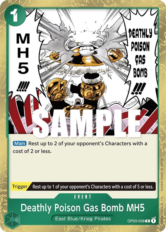 Image for Deathly Poison Gas Bomb MH5 (OP03-038) (OP03) - One Piece Card Game