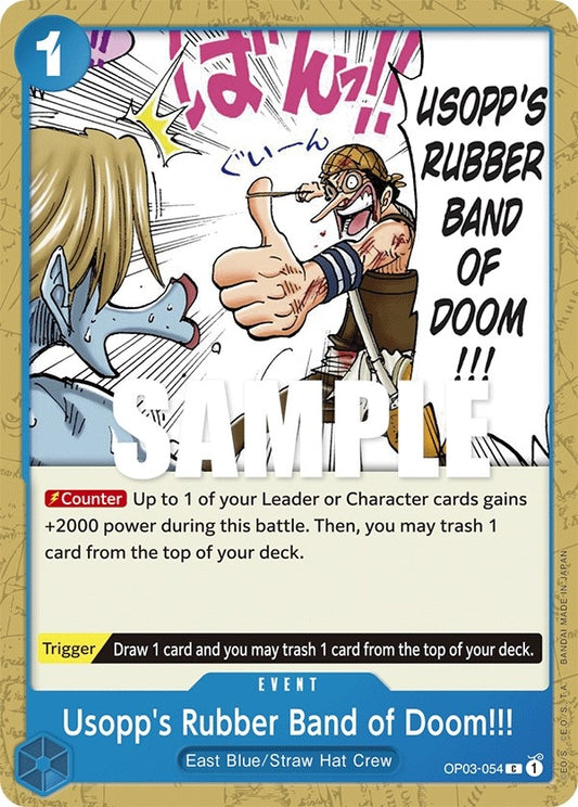 Image for Usopp's Rubber Band of Doom!!! (OP03-054) (OP03) - One Piece Card Game