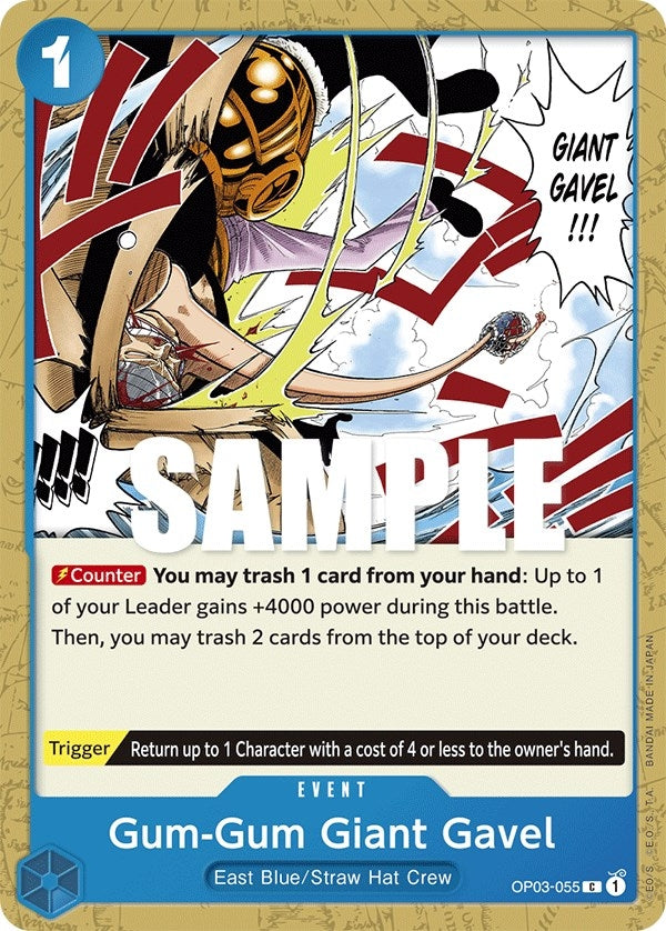 Image for Gum-Gum Giant Gavel (OP03-055) (OP03) - One Piece Card Game