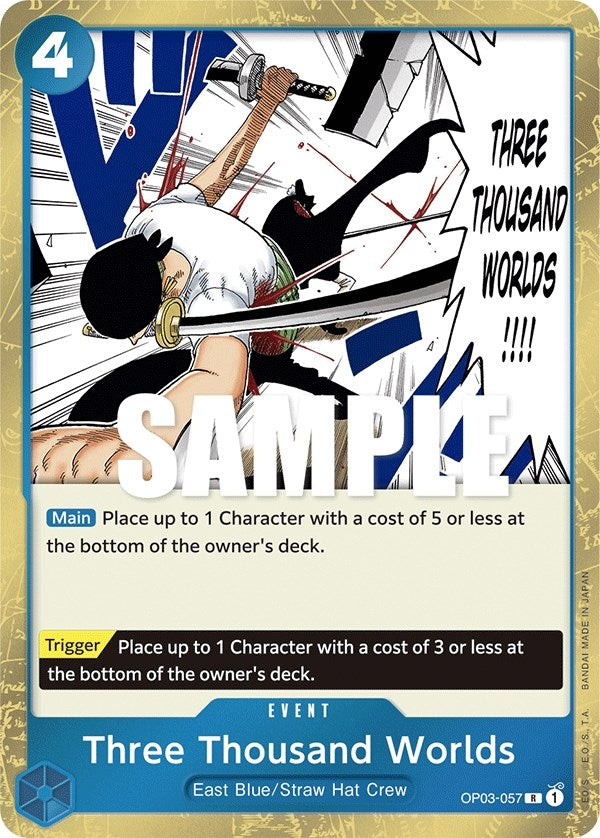 Image for Three Thousand Worlds (OP03-057) (OP03) - One Piece Card Game