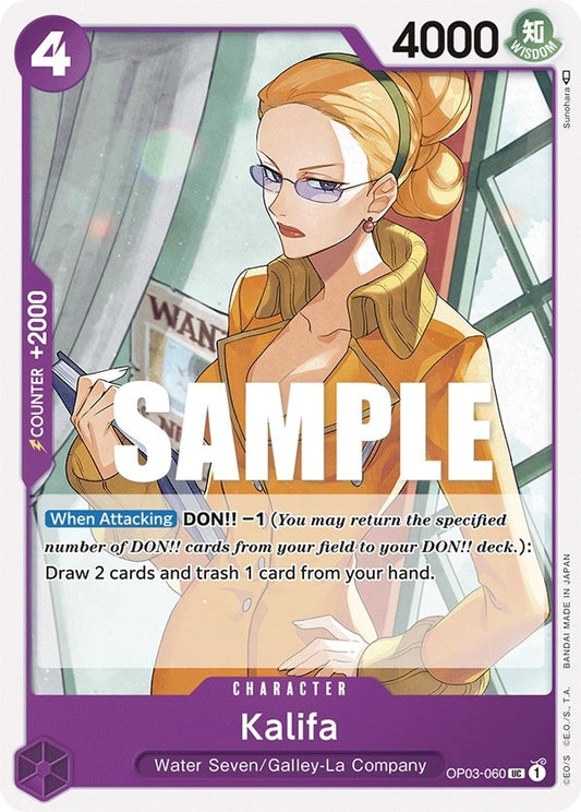 Image for Kalifa (060) (OP03-060) (OP03) - One Piece Card Game