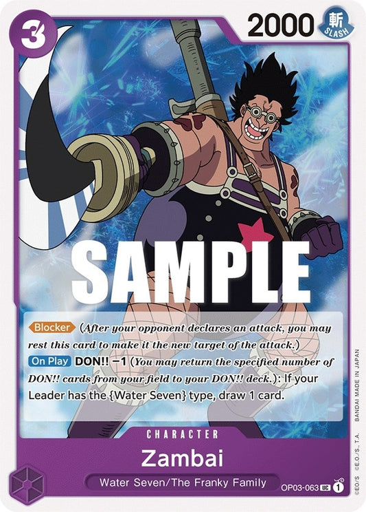 Image for Zambai (OP03-063) (OP03) - One Piece Card Game