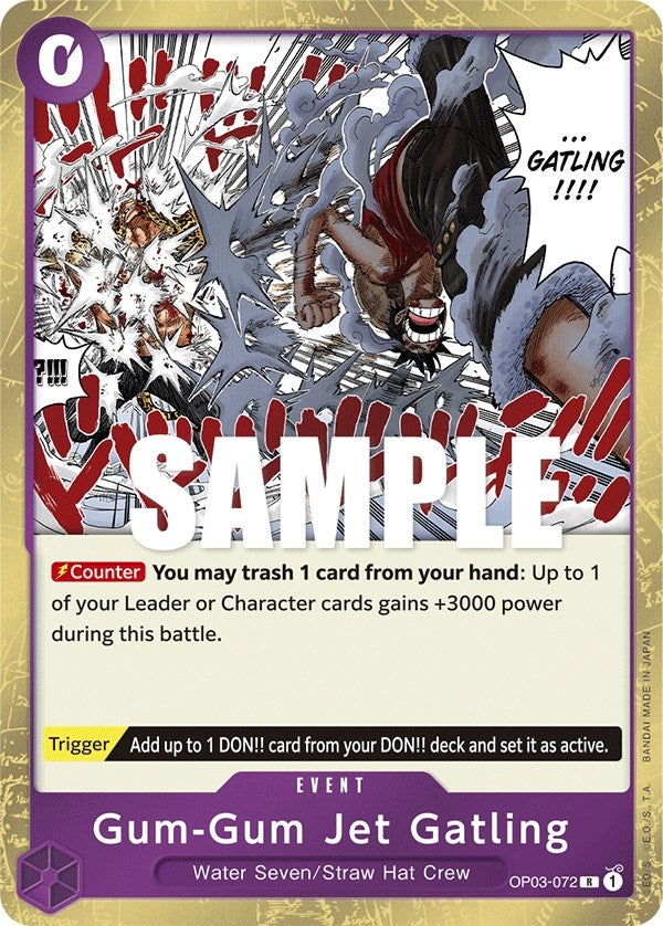 Image for Gum-Gum Jet Gatling (OP03-072) (OP03) - One Piece Card Game