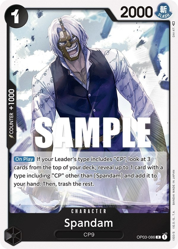 Image for Spandam (OP03-086) (OP03) - One Piece Card Game