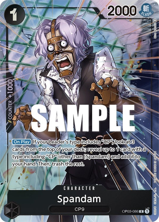 Image for Spandam (Alternate Art) (OP03-086) (OP03) - One Piece Card Game