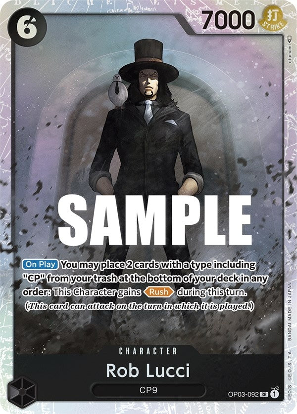 Image for Rob Lucci (092) (OP03-092) (OP03) - One Piece Card Game