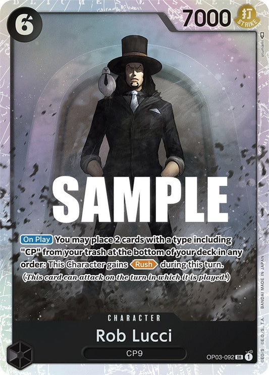 Image for Rob Lucci (092) (OP03-092) (OP03) - One Piece Card Game