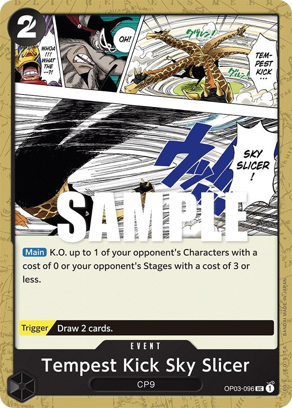 Image for Tempest Kick Sky Slicer (OP03-096) (OP03) - One Piece Card Game