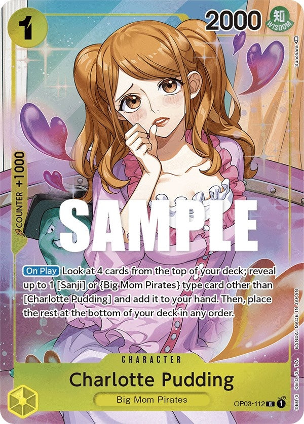 Image for Charlotte Pudding (Alternate Art) (OP03-112) (OP03) - One Piece Card Game