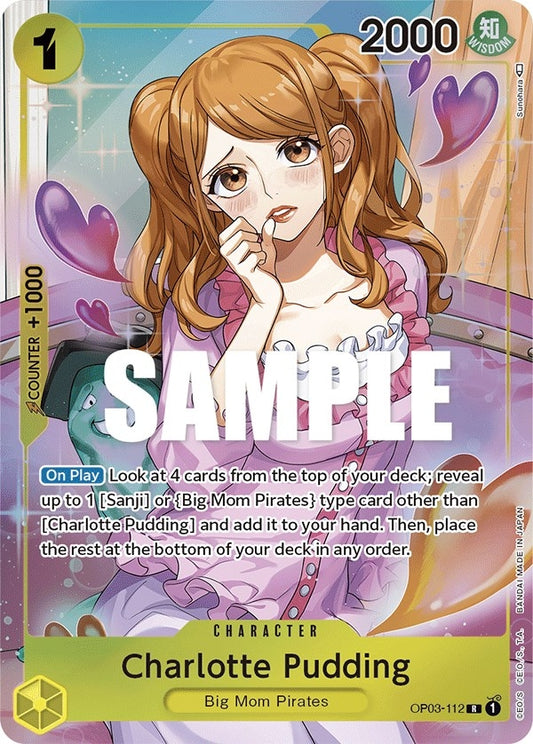 Image for Charlotte Pudding (Alternate Art) (OP03-112) (OP03) - One Piece Card Game
