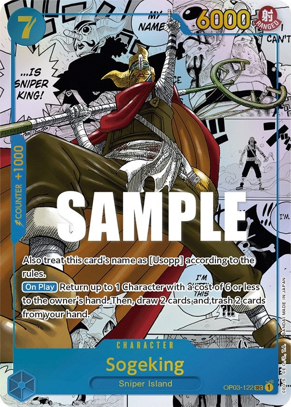 Image for Sogeking (Alternate Art) (Manga) (OP03-122) (OP03) - One Piece Card Game