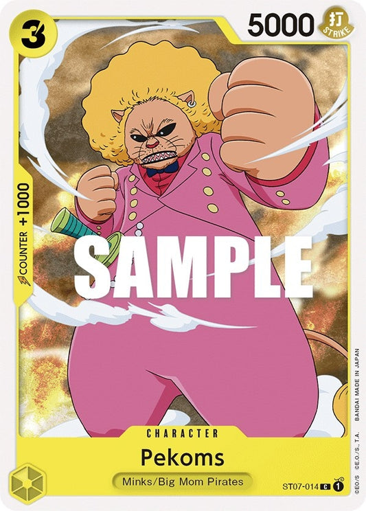 Image for Pekoms (ST07-014) (ST-07) - One Piece Card Game