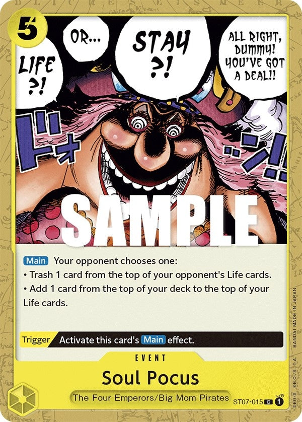 Image for Soul Pocus (ST07-015) (ST-07) - One Piece Card Game