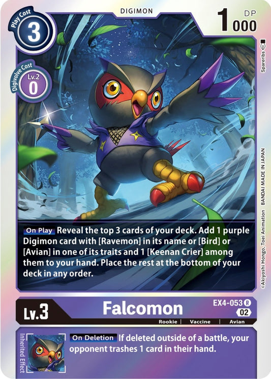 Image for Falcomon (EX4-053 R) (EX04) - Digimon Card Game