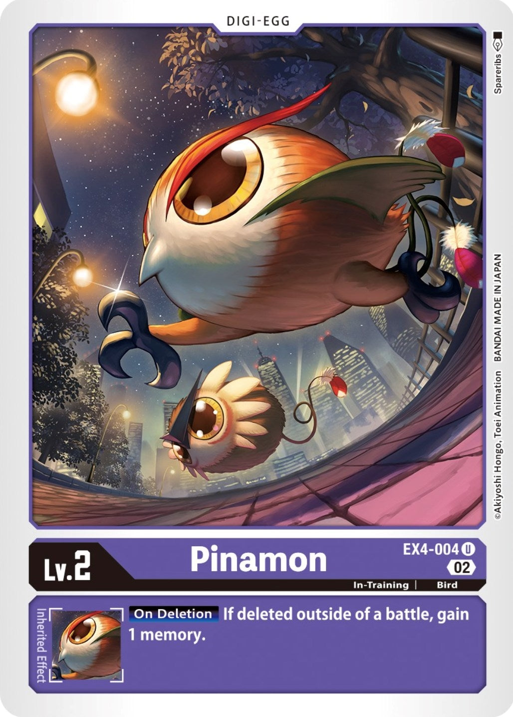 Image for Pinamon (EX4-004 U) (EX04) - Digimon Card Game