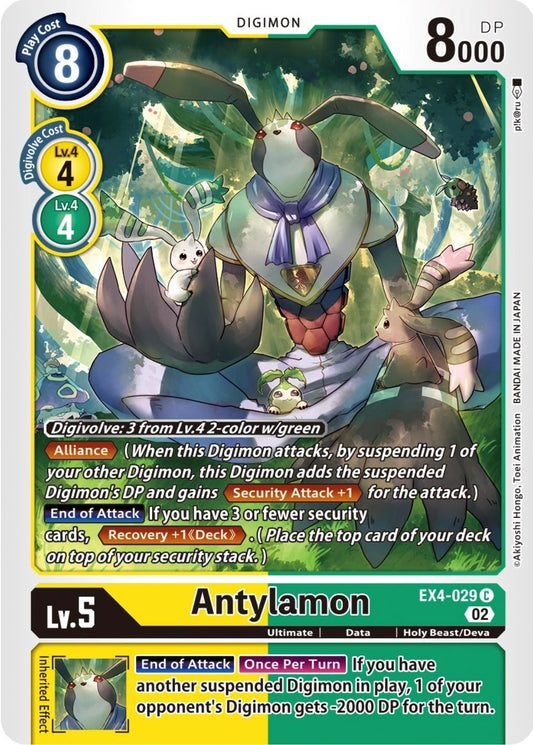 Image for Antylamon - EX4-029 (EX4-029 C) (EX04) - Digimon Card Game