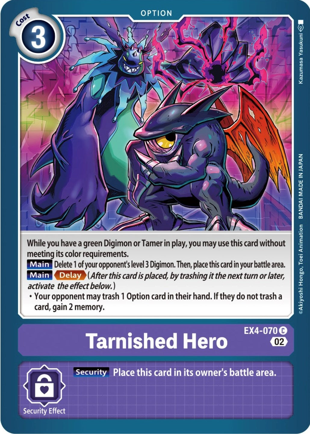 Image for Tarnished Hero (EX4-070 C) (EX04) - Digimon Card Game