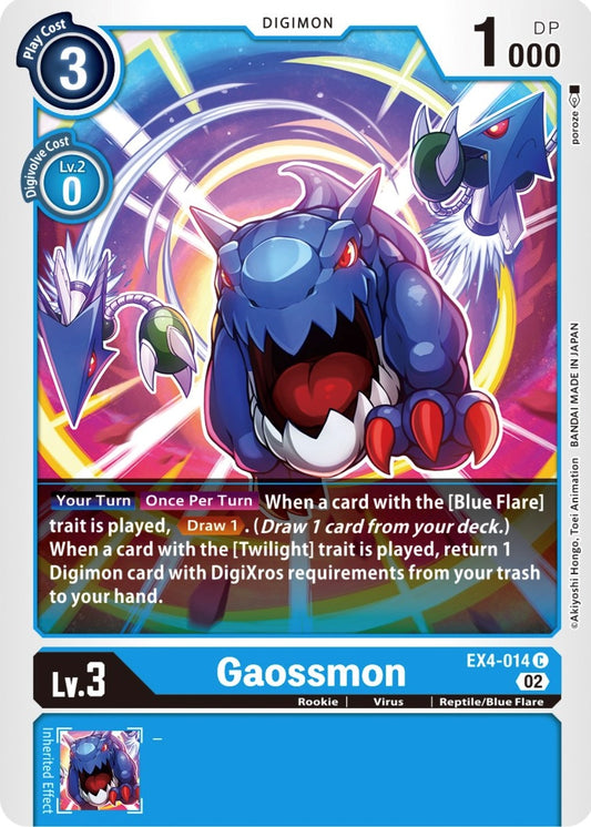 Image for Gaossmon (EX4-014 C) (EX04) - Digimon Card Game
