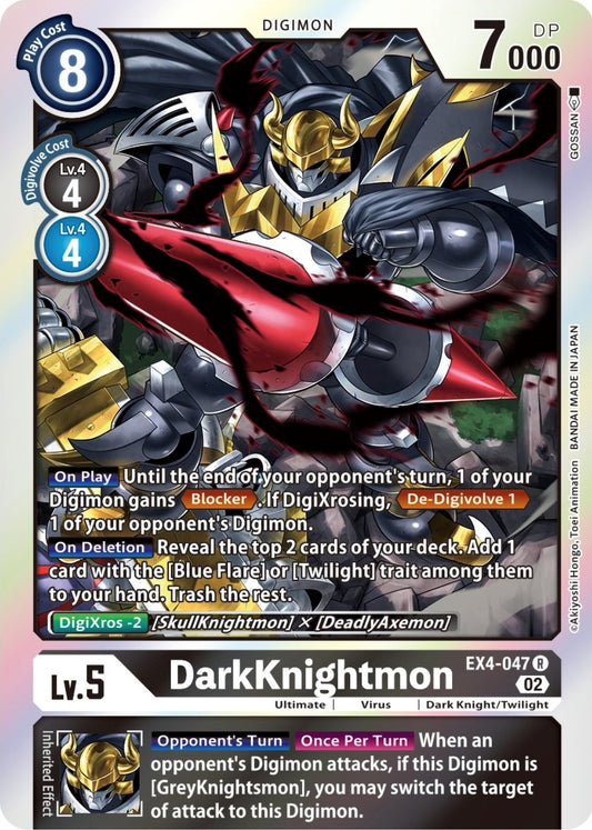 Image for DarkKnightmon (EX4-047 R) (EX04) - Digimon Card Game