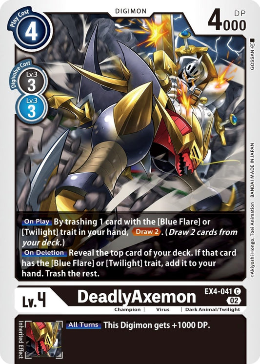 Image for DeadlyAxemon (EX4-041 C) (EX04) - Digimon Card Game