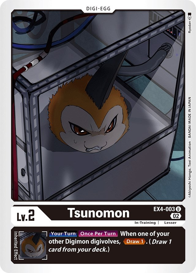 Image for Tsunomon (EX4-003 U) (EX04) - Digimon Card Game