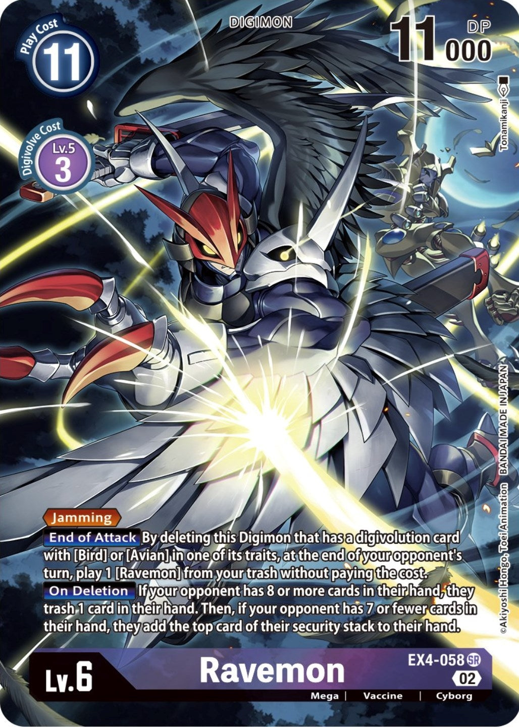 Image for Ravemon (Alternate Art) (EX4-058 SR) (EX04) - Digimon Card Game