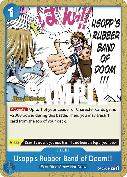 Image for Usopp's Rubber Band of Doom!!! (OP03-054) (OP03 PRE) - One Piece Card Game