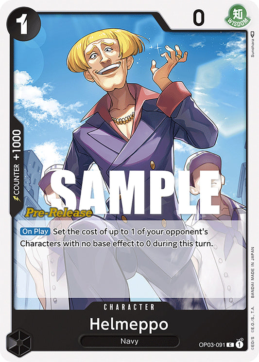 Image for Helmeppo (OP03-091) (OP03 PRE) - One Piece Card Game