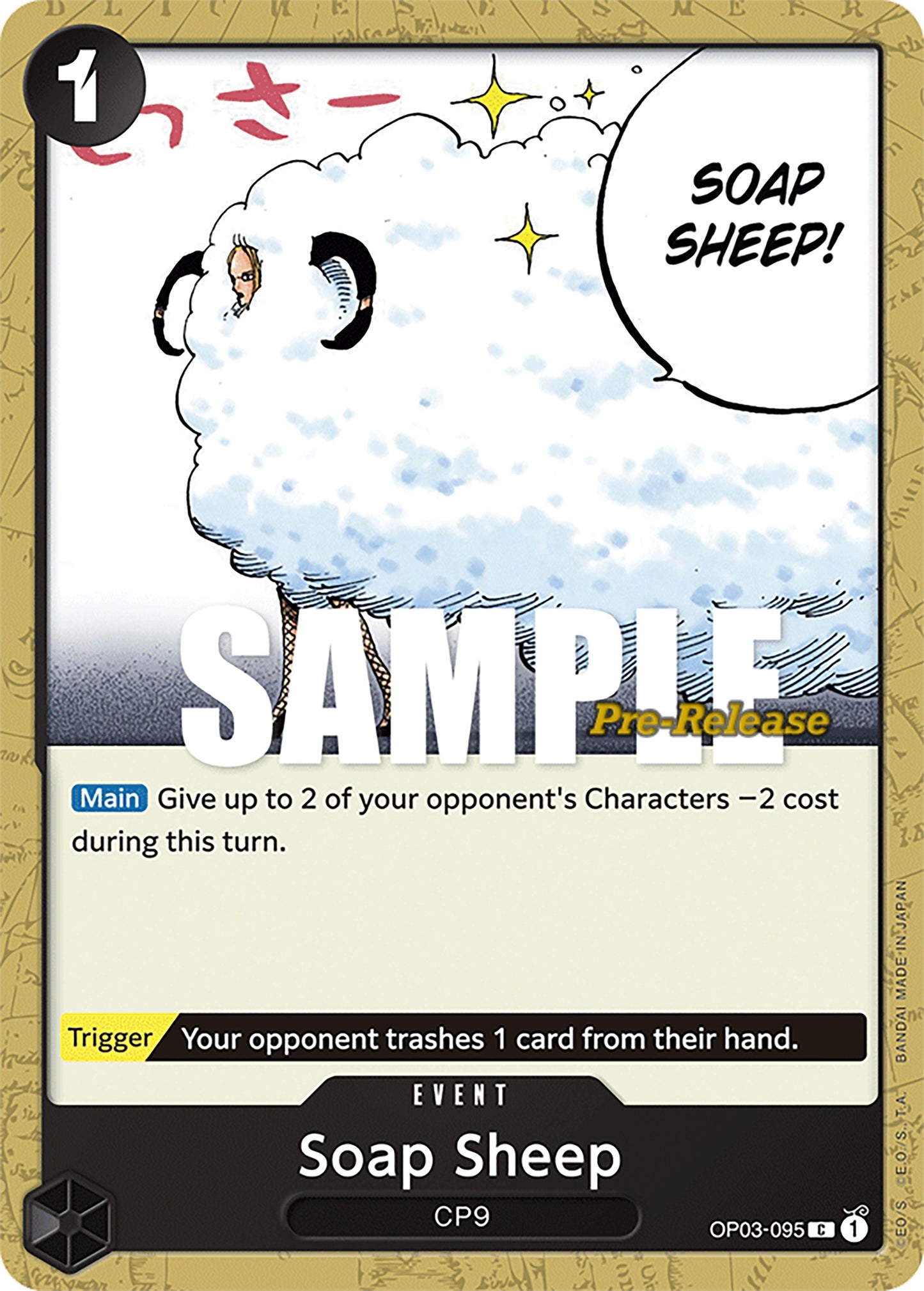 Image for Soap Sheep (OP03-095) (OP03 PRE) - One Piece Card Game