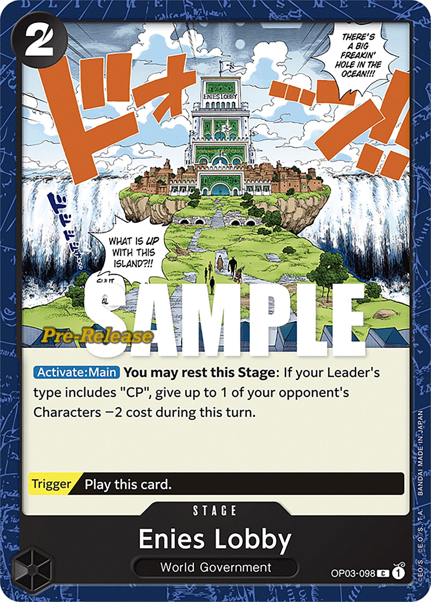 Image for Enies Lobby (OP03-098) (OP03 PRE) - One Piece Card Game