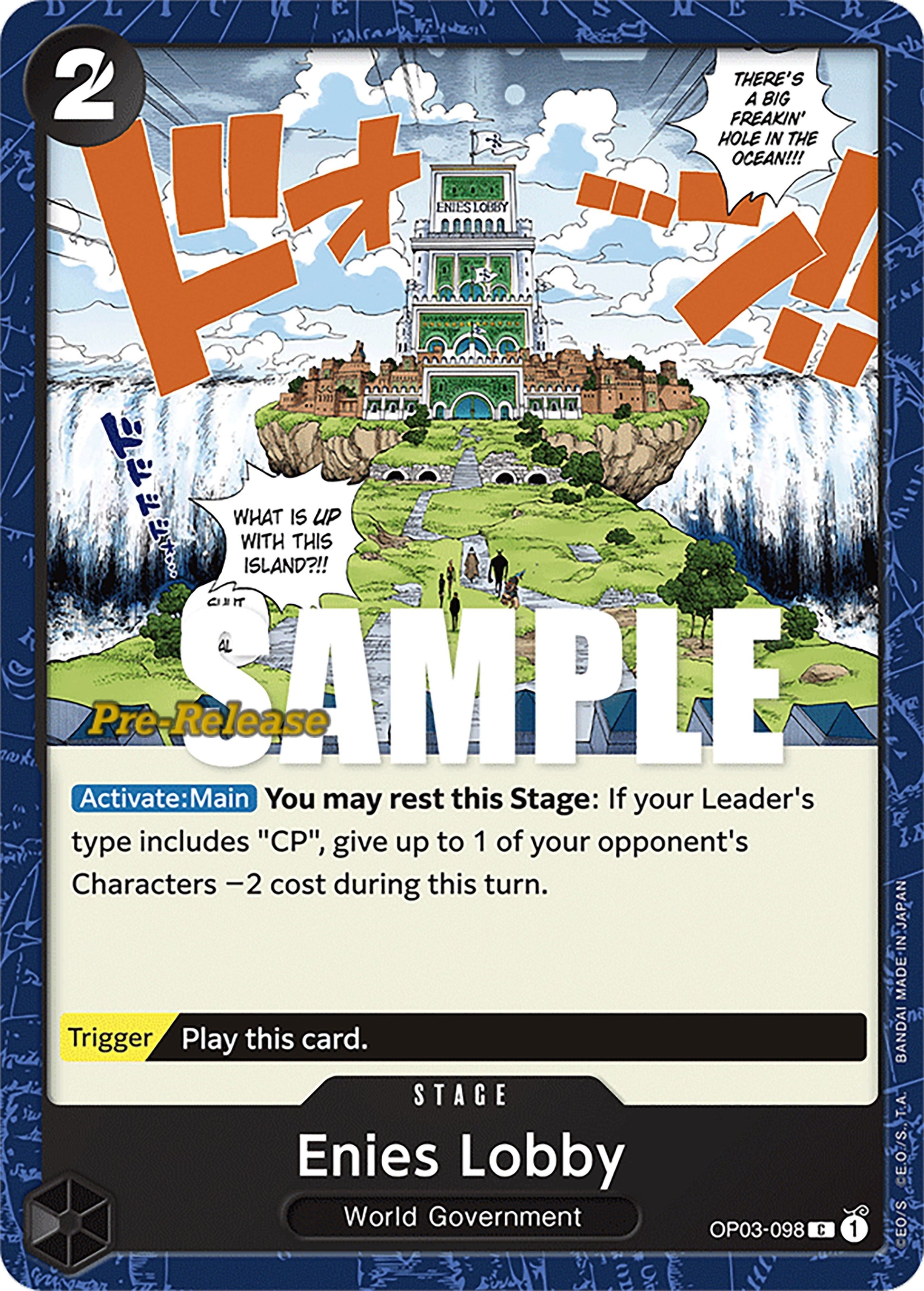 Image for Enies Lobby (OP03-098) (OP03 PRE) - One Piece Card Game