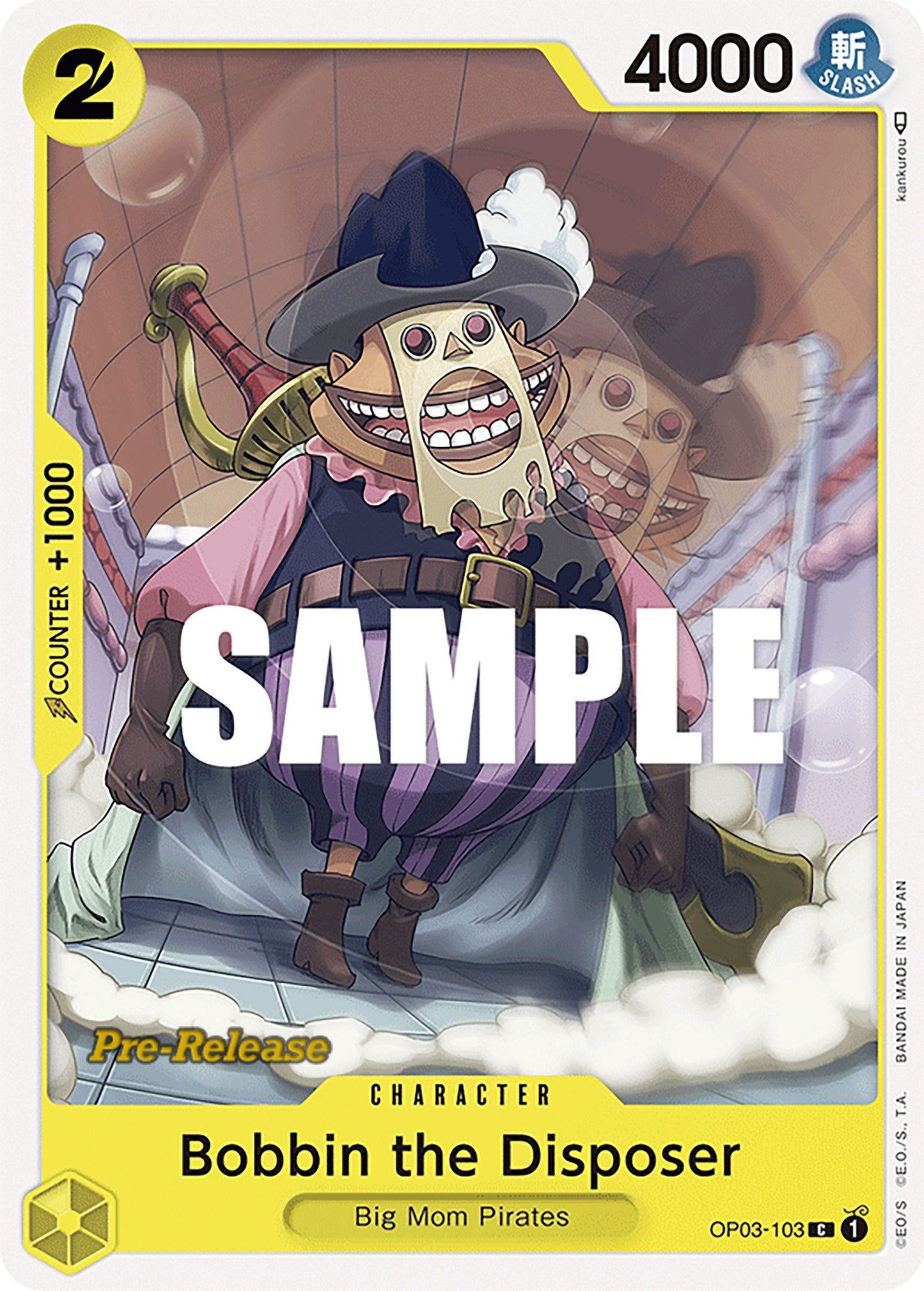 Image for Bobbin the Disposer (OP03-103) (OP03 PRE) - One Piece Card Game