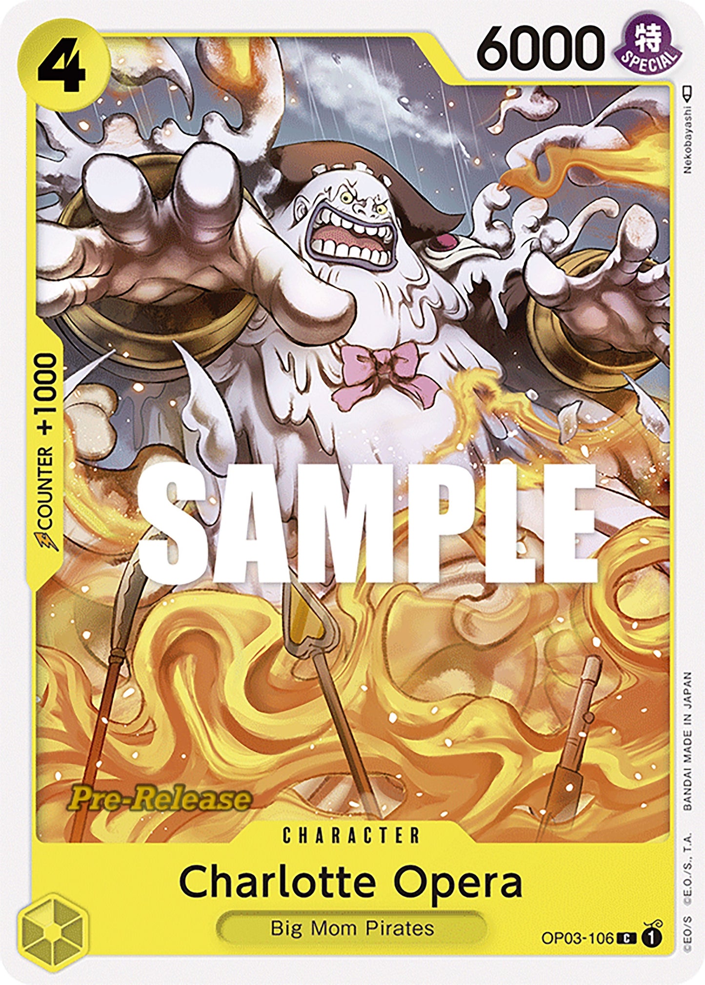 Image for Charlotte Opera (OP03-106) (OP03 PRE) - One Piece Card Game