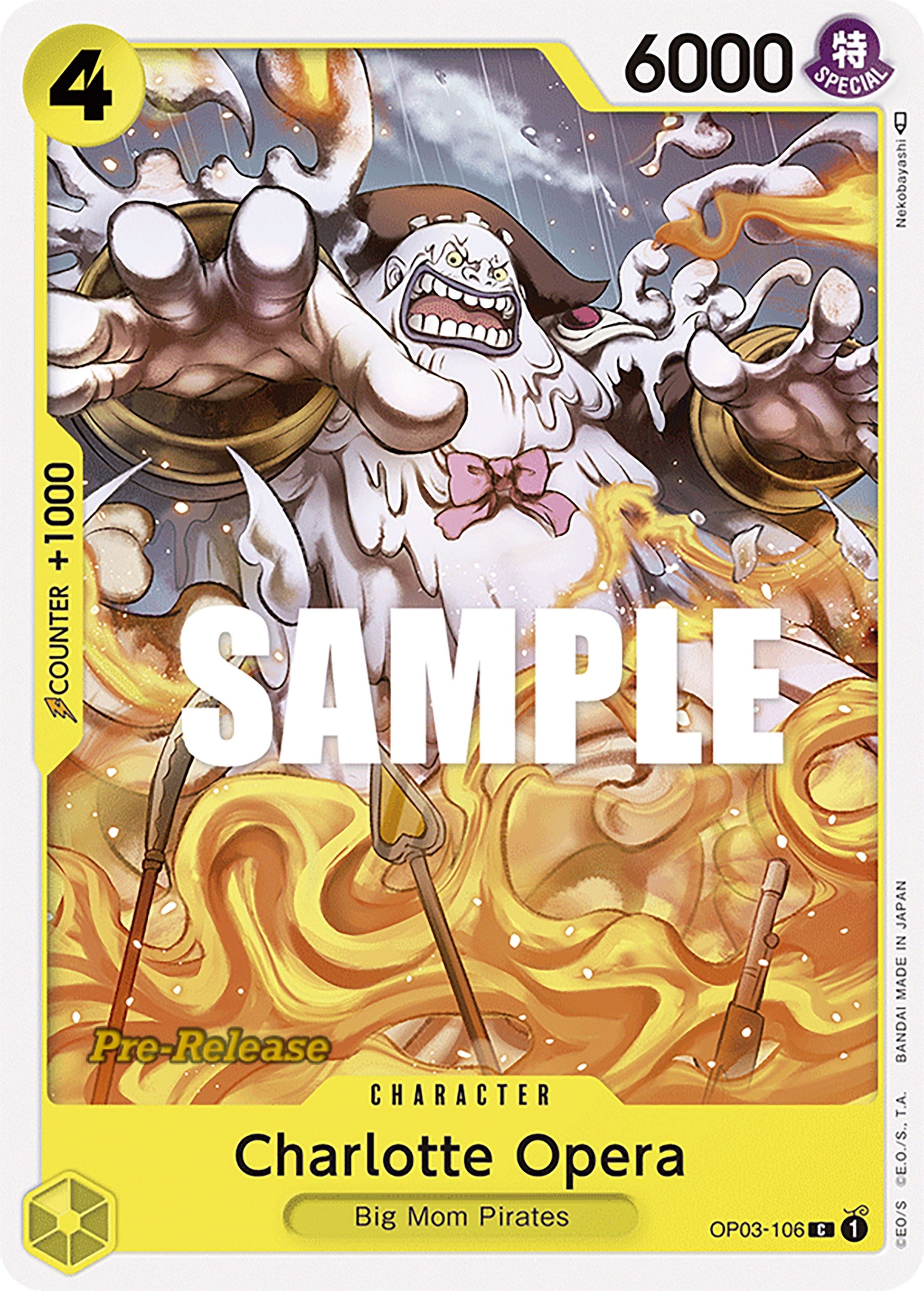 Image for Charlotte Opera (OP03-106) (OP03 PRE) - One Piece Card Game