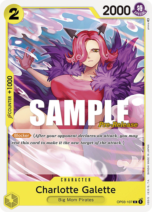Image for Charlotte Galette (OP03-107) (OP03 PRE) - One Piece Card Game