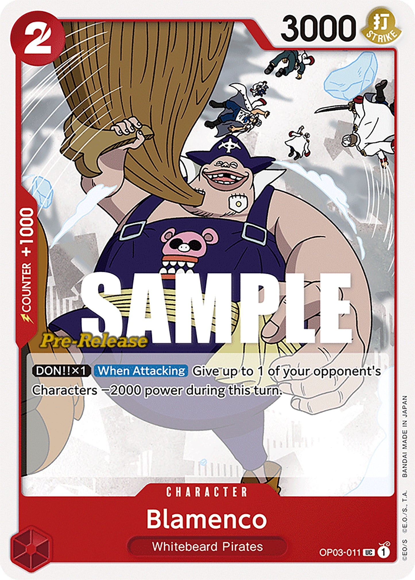 Image for Blamenco (OP03-011) (OP03 PRE) - One Piece Card Game