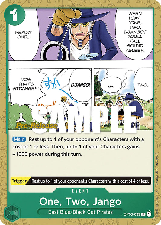 Image for One, Two, Jango (OP03-039) (OP03 PRE) - One Piece Card Game