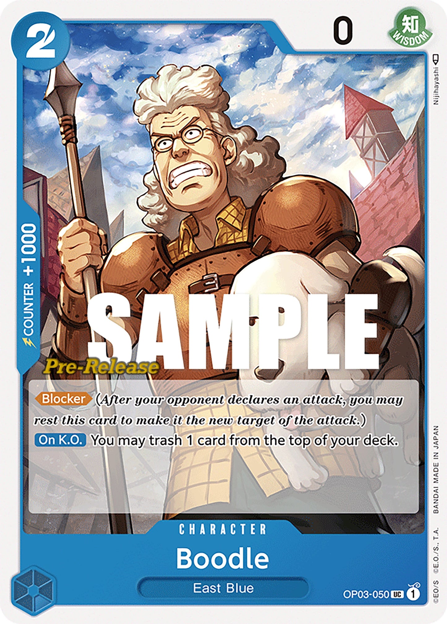Image for Boodle (OP03-050) (OP03 PRE) - One Piece Card Game