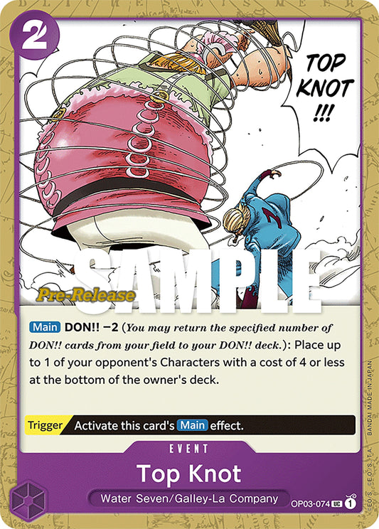 Image for Top Knot (OP03-074) (OP03 PRE) - One Piece Card Game