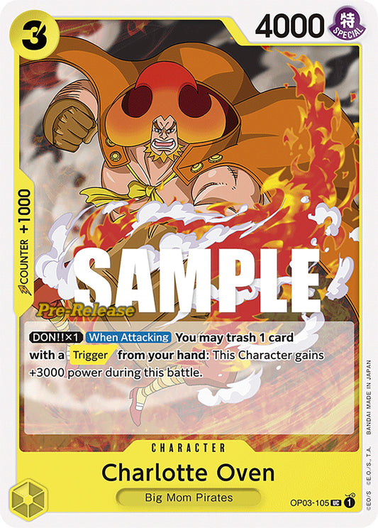 Image for Charlotte Oven (OP03-105) (OP03 PRE) - One Piece Card Game